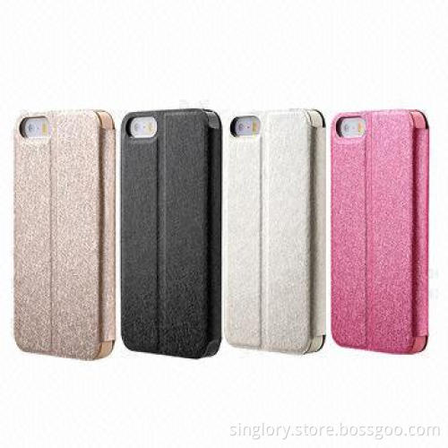Leather case for iPhone 5S, with stand function